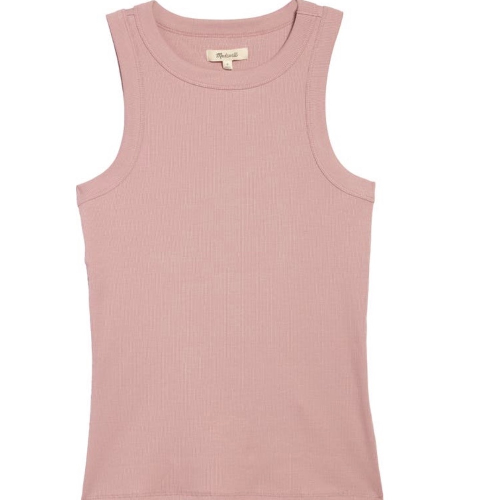 Madewell Brightside Tank Size M in Warm Thistle